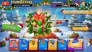 Новый &laquo;ДЕКАБРЬСКИЙ РОЖДЕСТВЕНСКИЙ ПРОПУСК STUMBLE&raquo; 🎄☃️ | Stumble Guys