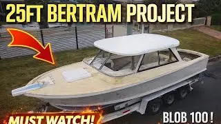 Проект 25-футовой яхты Bertram - Blob100! Занимаемся интересными вещами! Крепления из стекловолок...