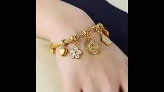 Golden hand bracelet for girls. amazing hand bracelet. gold bracelet