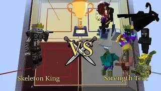 Skeleton King Strength Test | Minecraft 1.12.2