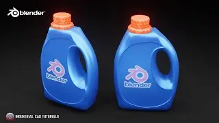 Detergent Bottle 3D || Hard Surface || Subdivision || Product Modelling in blender