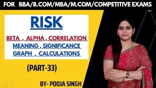 Beta | Meaning | Significance | Calculation | CRL | SAPM | Security Analysis | MBA | BBA | B.Com