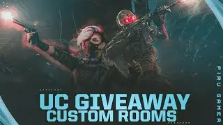 PUBG MOBILE CASH PRIZE CUSTOM ROOMS LIVE  WITH PIRU GAMER