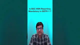 Is B2C HSN Reporting Mandatory In GSTR 1 ? GSTR 1 Error For May 2025 #gstportal #gstfiling