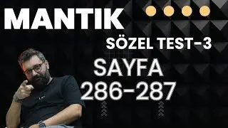  TYT Matematik| Mantık | Acil Yayınları 2025 Sayfa 286-287|Soru Çözümü
