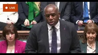 British Deputy PM Lammy takes questions in parliament
