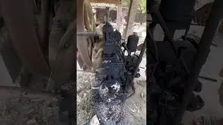 Different Sound Old Black Engine Working #shorts #shortsfeed #trendingshorts