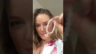 Beautiful Rose Quartz Stretch Bracelet with Loving Soothing Energy from MonGrace.com