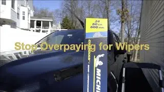 RAM Wiper Blade Replacement | Costco Michelin Blades 5 Minute DIY