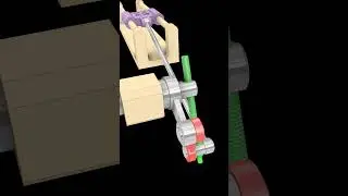 Adjustable crank slider     #mechanism #3dprinting #machine #simulation