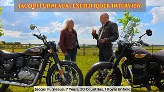Jacqui Furneaux: 7 Years, 20 Countries, 1 Royal Enfield Bullet | Exeter Rider Interview
