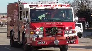 Norwood Park Fire Dept. Engine 101 & Ambulance 107 Responding