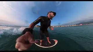 Mid Length Surf Foil Session Basque Country | Voga Marine