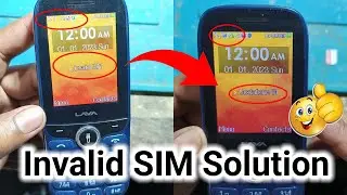 Lava A5 invalid sim problem