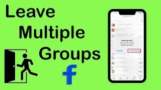 Выходите из нескольких групп в Facebook за считанные секунды.