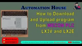 How to Download and Upload Program from WECON PLC #WECON