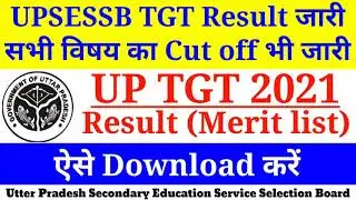 UP TGT Result 2021,How to Download UP TGT Result, UP TGT Ka Result Kaise download Kare,Cut off,Merit