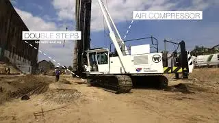 Woltman 55DR  Piling Rig #civilengineering #drillingandmillingmachine #pilingequipment