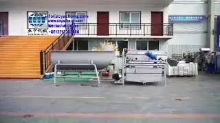 Vegetable and fruit turbine cleaning line, vegetable salad washing line, fruit washing machine sale