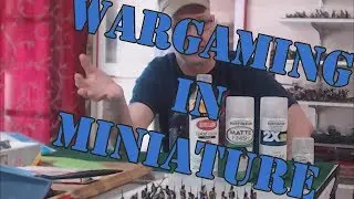 Wargaming In Miniature☻Dull Coat Comparison Rustoleum Krylon Testers