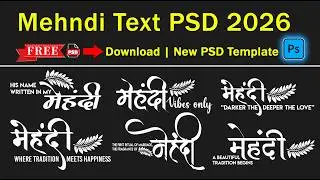 Mehndi Text Collection FREE  Wedding Special Design 💚
