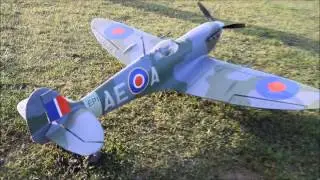 Durafly MK5 Spitfire From HobbyKing - Flight Video P2 -