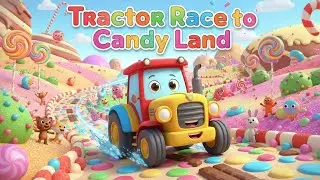 Tractor Race to Candy Land | Fun Racing & Sweet Adventure for Toddlers