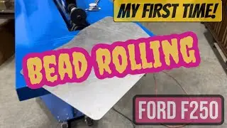 Using a Jamey Jordan bead roller for the first time panel fabrication 