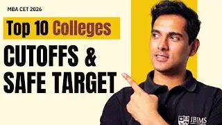 MBA CET Cutoffs | Top 10 Colleges + Safe Target Percentile