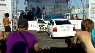 Приора #LifeSound Киселевск #AMT2015 Фронт замер