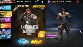 New Gold Royale changed | Antiquated warrior bundle | ob 34 new gold royale | Free Fire MAX