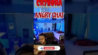 CR7HORAA ANGRY 😡😡 CHAT #trending #bgmi #shortvideo #gaming #viralvideo #pubg @cr7horaaYT