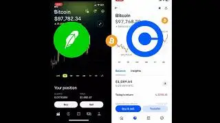 Robinhood vs Coinbase : Where to buy Bitcoin ? #stockmarket #investing #bitcoin #crypto