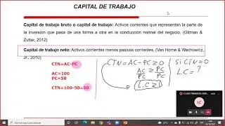 Capital de trabajo y el apalancamiento