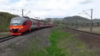 Быстрая электричка. Электропоезд ЭП3Д-0033 сообщением Партизанск-Владивосток с приветливой бригадой