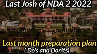 Nda 2 2022 Last month plan 🔥🔥|| NDA 2022 strategy || Nda 150 || Nda revision plan.