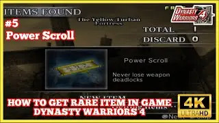 Cara Mendapatkan Item Power Scroll | Dynasty Warriors 4 | No Commentary