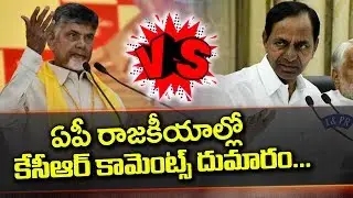 CM KCR Comments On Chandrababu Creates Political Heat In Andhra Pradesh | NTV