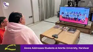 Amma Addresses Students at Amrita University, Haridwar