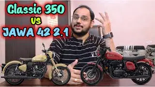 Classic 350 BS6 vs JAWA 42 2.1 BS6 | Which one to Choose | Detailed Comparison | Telugu | GVR Films