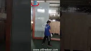Ztfiredoor#double steel exterior fire door#3 hour fire rated door#fire door in shopping mall