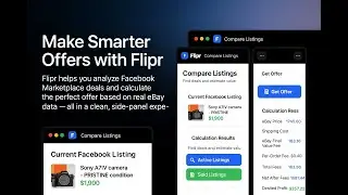 Flipr - eBay Reselling Profit and Fees Calculator Chrome Extension