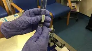 Setting up apomorphine pump
