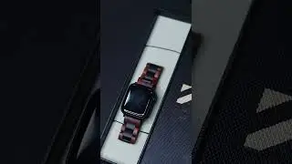 Wooden Apple Watch Strap ( GreenField ) - By Elfen Watches