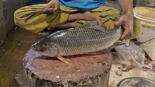 Rohu Fish Cutting The Traditional Way &ndash; Master the Art! 🐟🔪