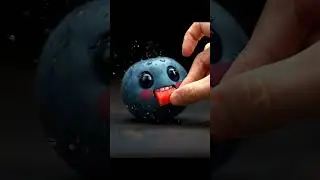 blueberry being fed a piece of juicy watermelon, Flip to the next video