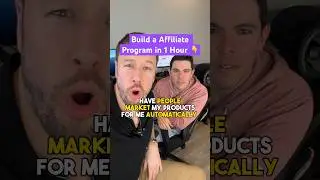 Building an affiliate program in one hour. #ai #automation #business