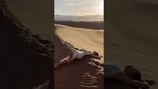 Fashion Photoshoot in a desert 🏜️ #dariakoso #shorts