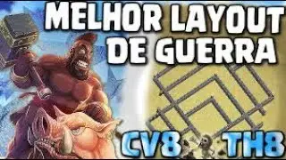 O MELHOR LAYOUT DE GUERRA CV8/ +ANTI HOG/  +ANTI GOWIPE/  +ANTI DRAG&Atilde;O
