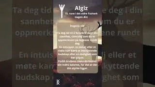 🛡️ #dagensr&aring;d : #algiz 🛡️ #rune for #beskyttelse, #intuisjon og #indrestyrke